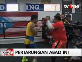 Pacquiao Tiba di Las Vegas Lebih Cepat