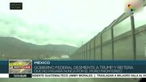 México reitera que no pagará a Estados Unidos por el muro fronterizo