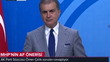 AKP'li Ömer Çelik: Gündemimizde af yok