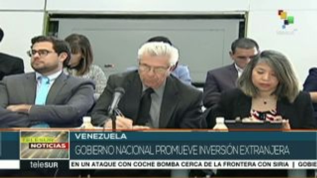 Gobierno venezolano impulsa la inversión extranjera