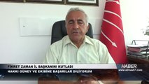 Fikret Zaman il başkanını kutladı
