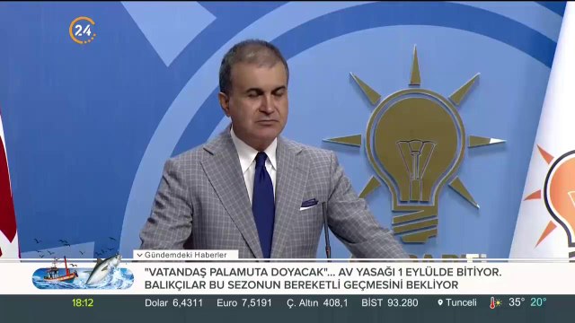AK Parti MYK Toplantısı sonrası Ömer Çelik basın toplantısı düzenledi