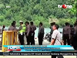 Jelang Eksekusi Mati, Pengamanan di Dermaga Wijayapura Ditingkatkan