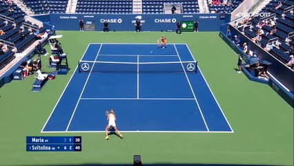 Deux petits sets, cinq jeux perdus : Svitolina a dévoré Maria