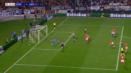 Aleksandar Prijovic  Goal HD - PAOK (Gre)	1-0	Benfica (Por) 29.08.2018