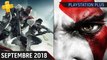 PlayStation Plus Septembre 2018 : Présentation des jeux (PS Plus)