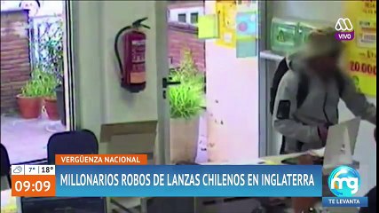 Millonarios robos de lanzas chilenos en Inglaterra - Mucho gusto 2018
