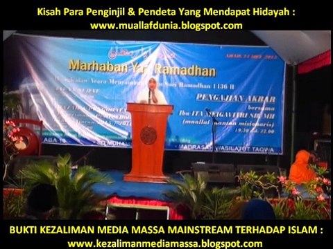 [161] VOL. 1 - USTZ. TIEN SEN (MANTAN MISIONARIS): DLM INJIL DILARANG MAKAN BABI, HRS PAKAI JILBAB, YESUS BERSYAHADAT.