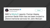 Report: Sarah Palin Not Invited To McCain's Memorial Services