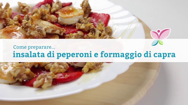 Come preparare insalata di peperoni e formaggio di capra