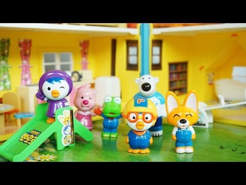뽀로로 하우스 플레이세트 & 뽀로로 구조대 장난감 놀이 1 toys pororo house playset ep.1 игрушки Pororo дом спасения 1