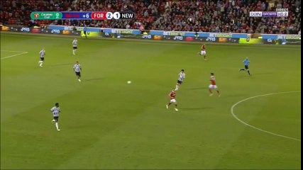 Gil Dias 97th Minute Goal - Nottingham Forest [3]-1 Newcastle United