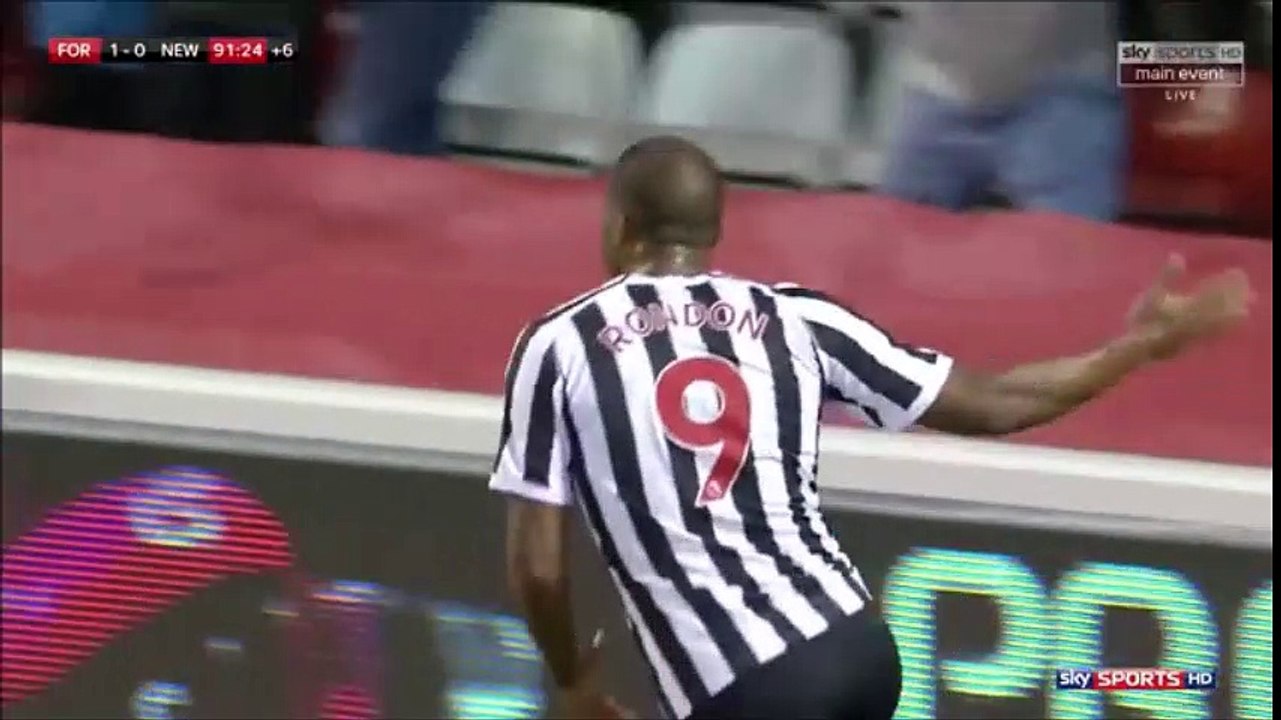 Salomon Rondon 92nd Minute Goal - Nottingham Forest 1-[1] Newcastle United