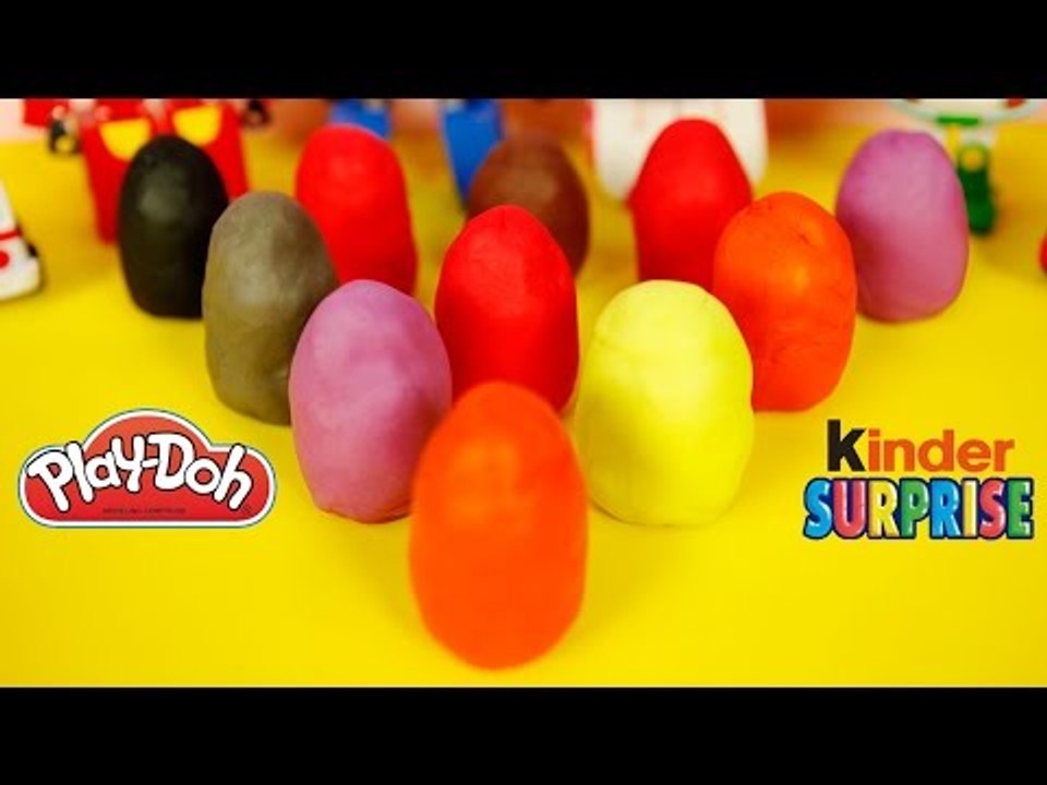 플레이도우 서프라이즈 에그 알까기 & 로보카 폴리 & 뽀로로 | CarrieAndToys