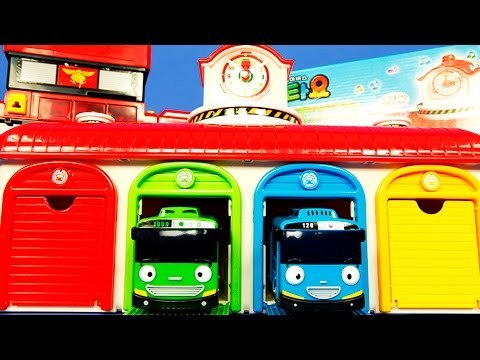 꼬마버스 타요 Tayo 중앙차고지 놀이 & 월드카 소방본부 말하는 꼬마버스 타요 Tayo the Little Bus Toy, Маленький автобус ТАЙО Игрушки