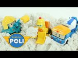 로보카폴리 포코 믹키 부르너 다이캐스팅 장난감 뽀송이 모래 놀이 | CarrieAndToys