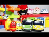 뽀로로 주차장 로보카폴리 타요 중앙차고지 장난감 Pororo Parking Tower & Tayo the Little Bus Toys ТАЙО игрушка