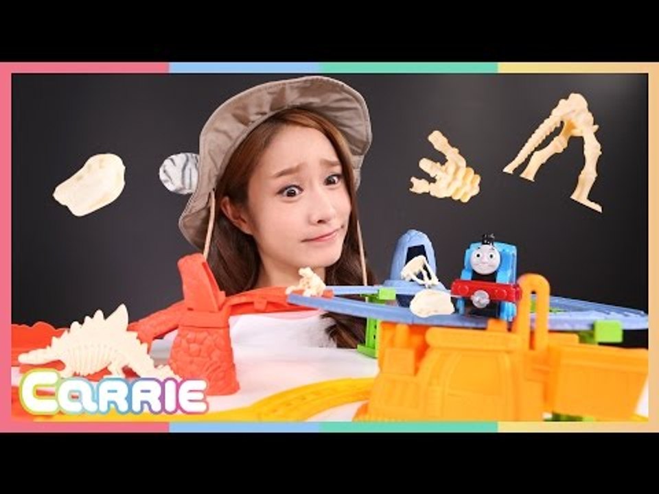 토마스와 퍼시 레이싱 트랙 세트 장난감 캐리의 기차 놀이 CarrieAndToys