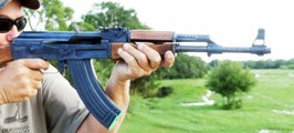 Shooting an AK-47 in Full Auto