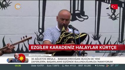 Ezgiler Karadeniz, Halaylar Kürtçe