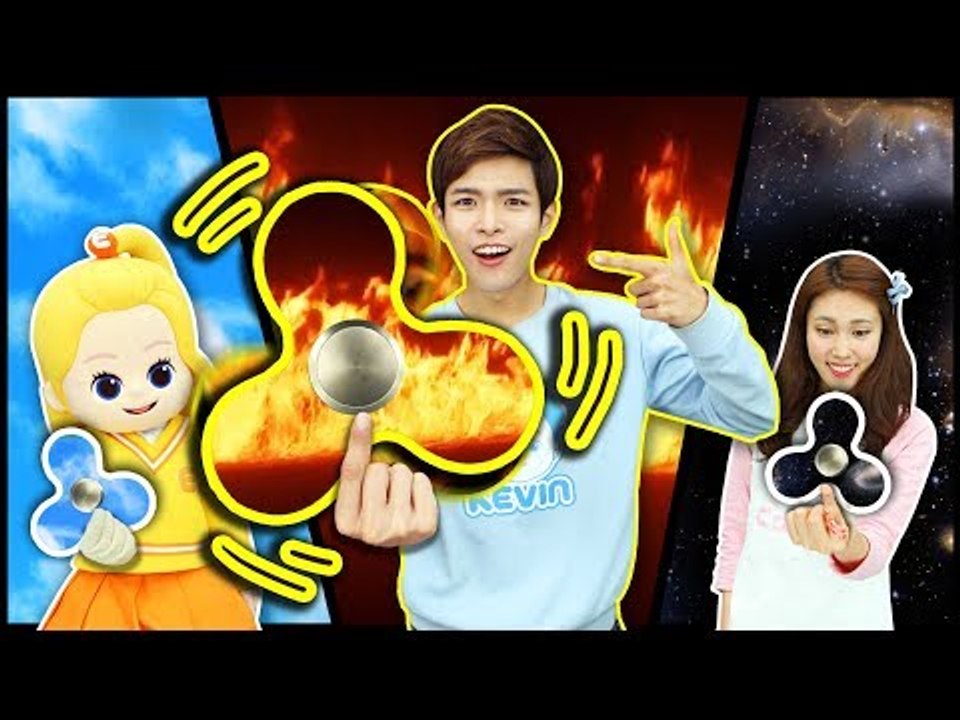 말하는 대로 변해라 얍! 캐리 캐빈 꼬마엘리의 마법의 크로마 피젯스피너 만들기 | 캐리와장난감친구들