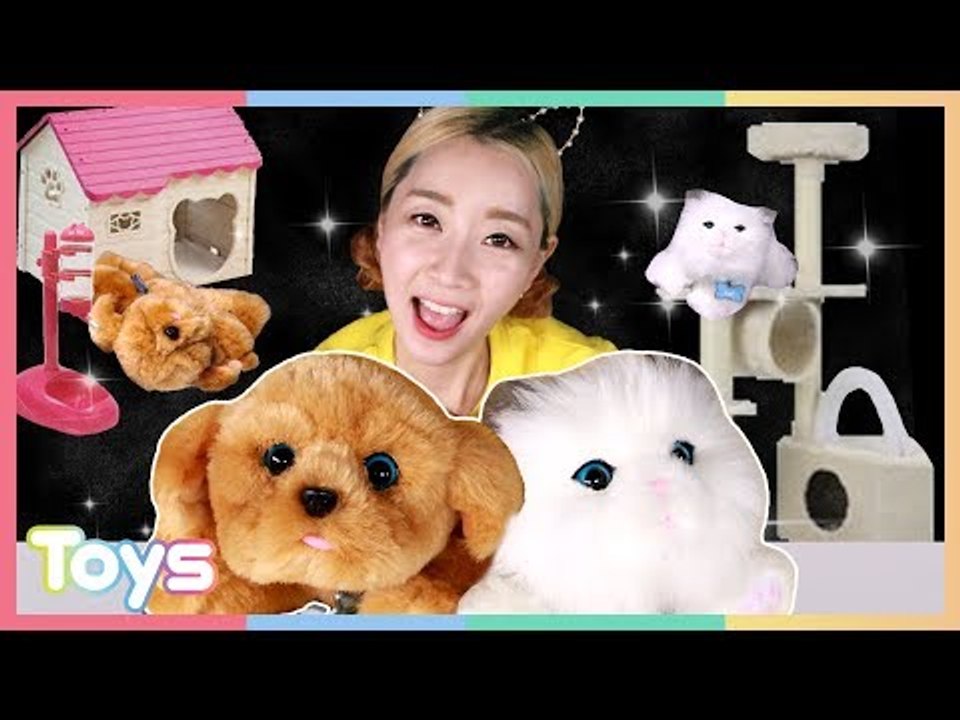 엘리의 선택은?! 베이비펫 아기 강아지 고양이 동물 인형 키우기 장난감 놀이ㅣ캐리와장...
