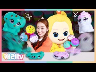 [장난감] 맛있는 디저트 안에 스퀴시가? 케이크 팝 스퀴시 랜덤 뽑기 놀이