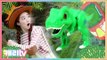 [캐리와장난감친구들] 위기에 빠진 타이니소어를 도와라! 공룡메카드 정글 탈출기