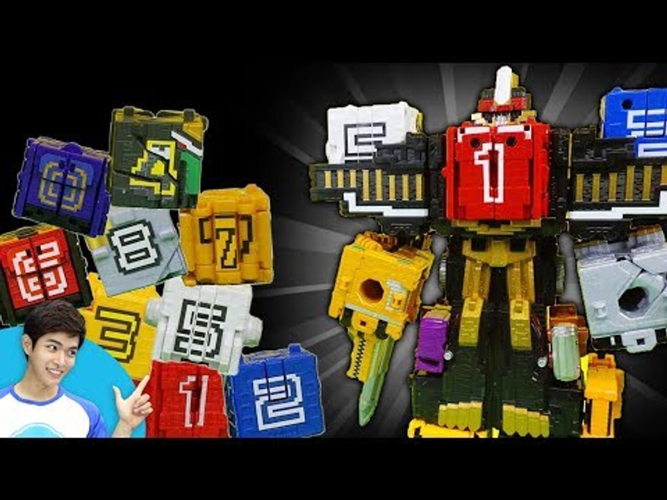 애니멀큐브 13대 합체! 캐빈의 파워레인저 애니멀포스 와일드 애니멀킹 라이드킹 변신 놀이 l 캐리앤 플레이