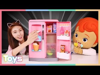 공주들의 고민을 해결해주는 신비한 아이스크림 만들기! 캐리의 똘똘이 아이스크림 냉장고ㅣ캐리와장난감친구들