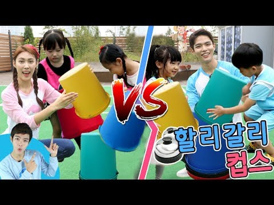 청라 캐리 키즈카페에서 캐빈과 캐리의 대왕 할리갈리 컵스 대결놀이 l 캐리앤 플레이