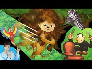 사자 레오의 미용실 가는 길! 캐빈과 꼬마캐빈의 기억력 보드게임 놀이 [LEO] l 캐리앤 플레이