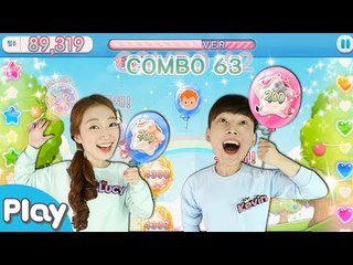 [캐리해피하우스] 새로운 미니게임 도전! 풍선 터트리기 배틀 l 캐리앤 플레이