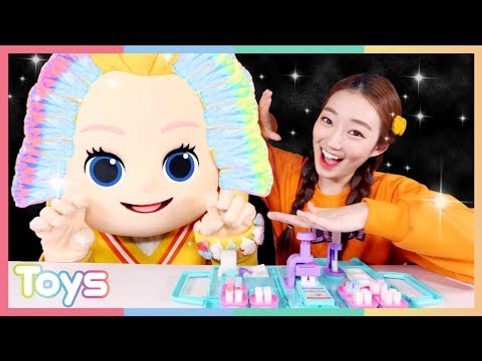 폼폼아트 데코스테이션 장난감으로 나만의 액세서리 만들기 놀이 | 캐리와장난감친구들
