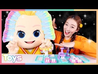 폼폼아트 데코스테이션 장난감으로 나만의 액세서리 만들기 놀이 | 캐리와장난감친구들