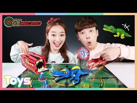공룡메카드 배틀 필드 세트 장난감 대결 놀이 l 캐리와장난감친구들