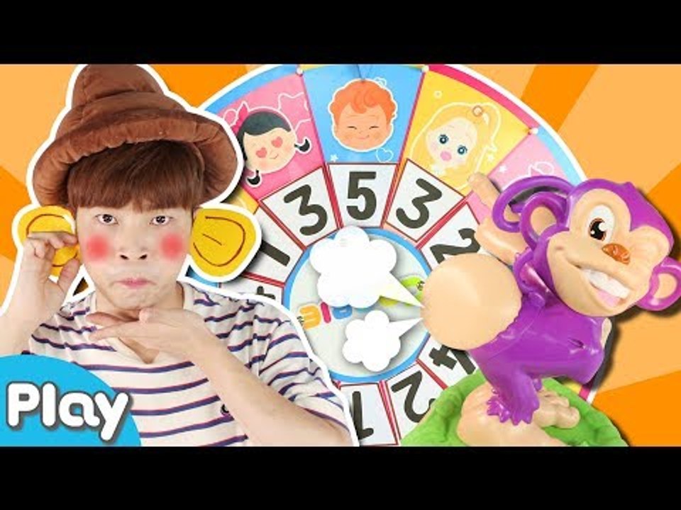 조심해! 언제 방귀 뀔지 모른다고~ 방귀쟁이 몽키 게임 복불복 룰렛 챌린지! l CarrieTV_Play