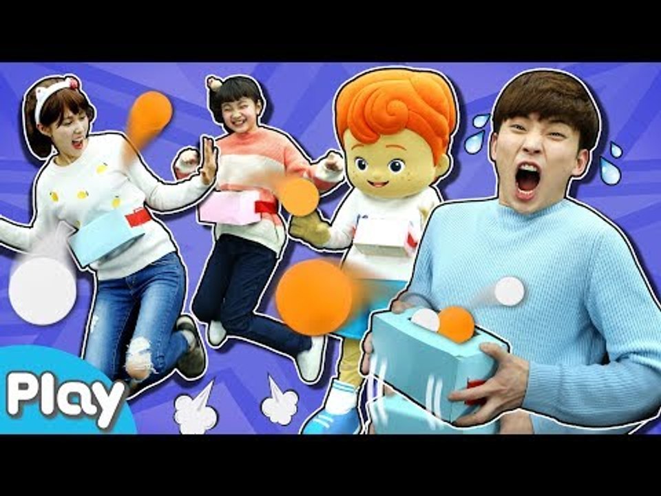 온몸을 흔들어! 탁구공 빼기 게임 배틀 놀이 l 캐리앤 플레이