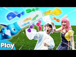 코끼리 코에서 뿜어져 나오는 나비를 잡아라! 코끼리 보드게임 l 캐리앤 플레이
