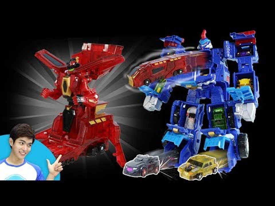 9대의 터닝카가 한 번에! 캐빈의 터닝메카드 에반킹과 켄타스콘 변신 놀이 l 캐리앤 플레이