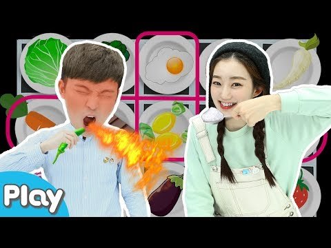 루시와 복불복 음식 빙고 게임으로 매운 음식 먹기 대결놀이 l 캐리앤 플레이