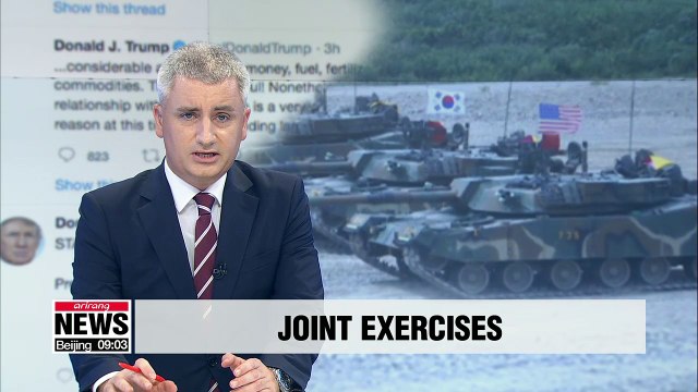 No reason to be spending large amounts of money on joint U.S.-South Korea war games: White House