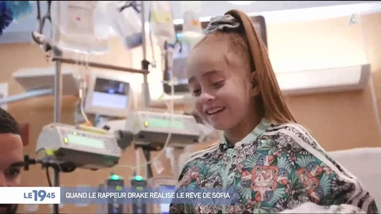 Buzz : Le rappeur Drake fait une surprise à une jeune fan très malade - Regardez