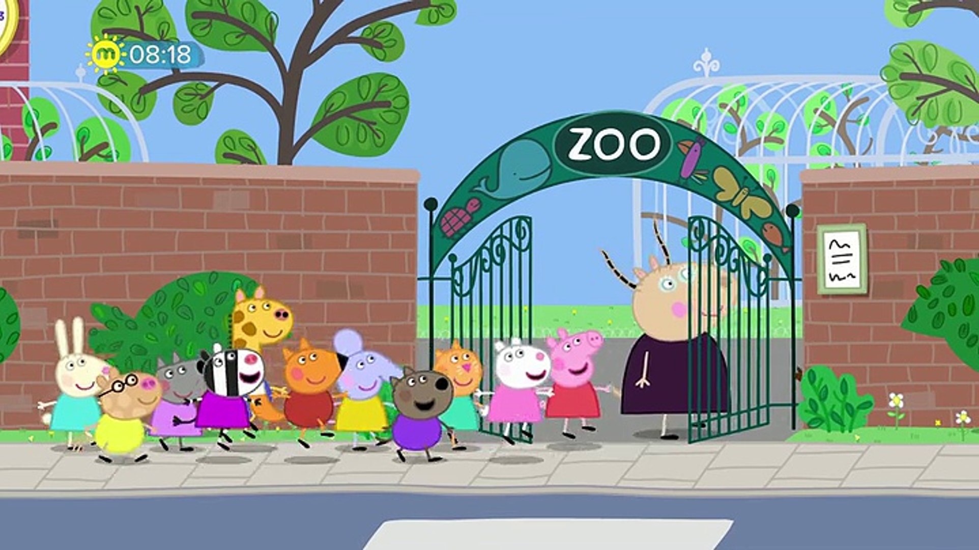 peppa pig day out at the zoo