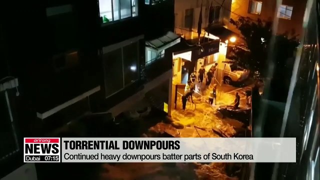 Heavy downpours batter parts of South Korea