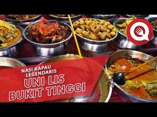 Nasi Kapau Legendaris Uni Lis Bukittinggi