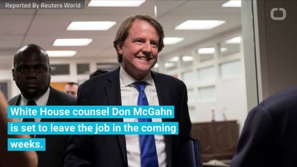 In Latest White House Exit, Trump To Lose Counsel McGahn