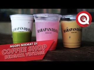 Ngopi Nikmat di Coffee Shop Bergaya Vintage