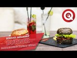 Sensasi Makan Burger Pakai Sarung Tangan Hitam