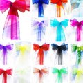 Different ways to use Organza Chair Sashes